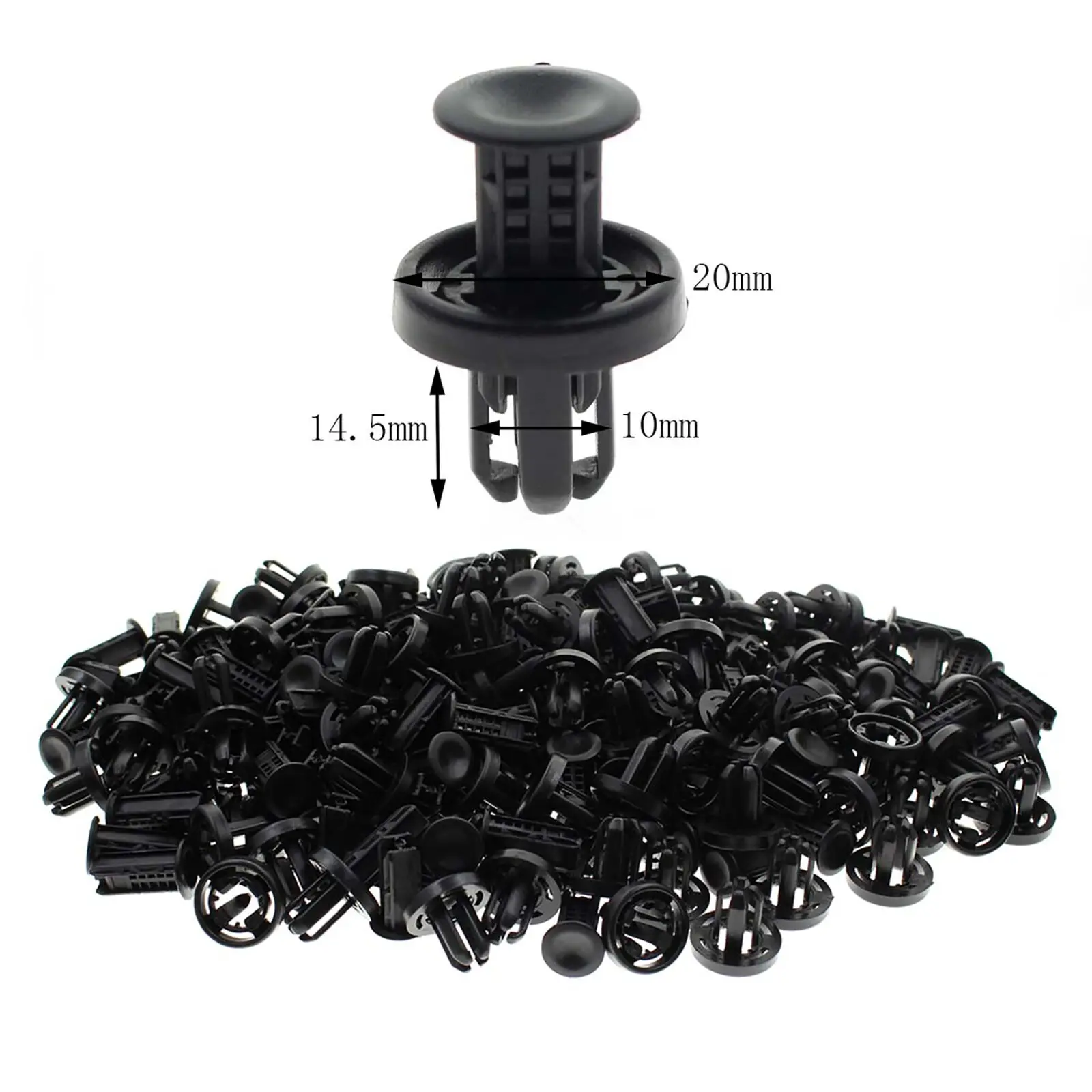 100pcs Push Type Clips Fits For Honda Acura Part 91505-TM8-003 91505TM8003 Trim Panel Retainer Fastener Kit Auto Plastic Clip