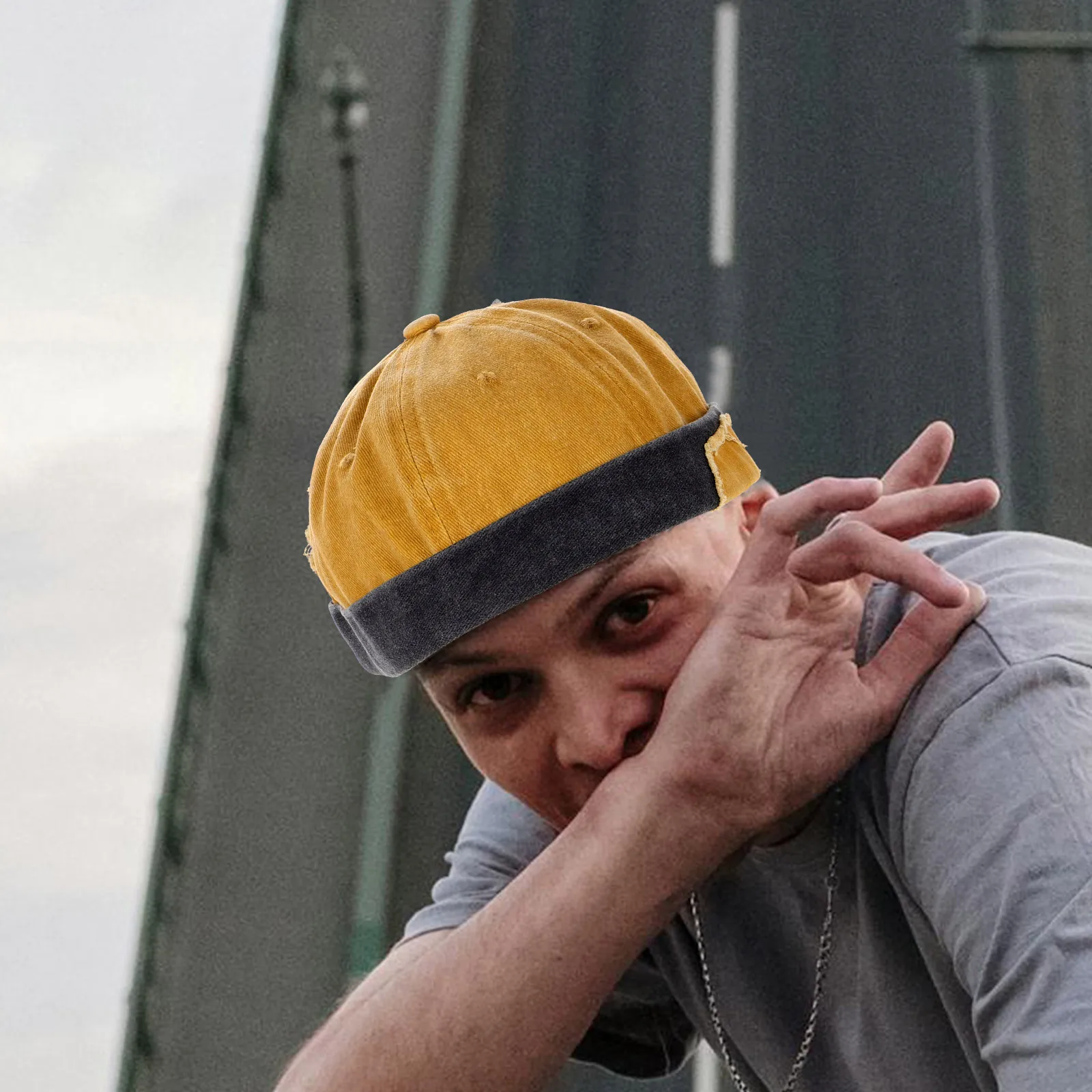 

Retro Sailor Hat Hats for Men Brimless Caps Casual Classic Vintage Style