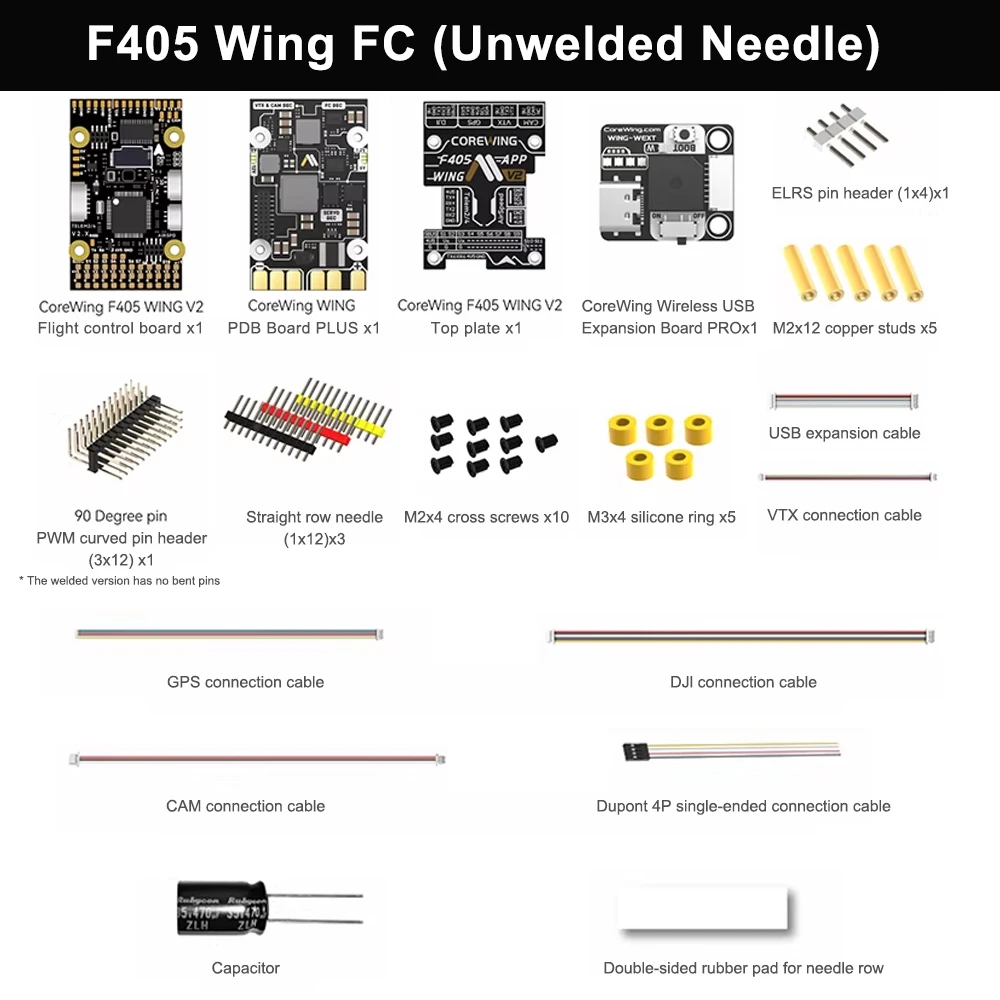 COREWING F405 Wing APP V2 Flight Controller Supports VTOL Ardupilot for Fixed-wing RC Airplane