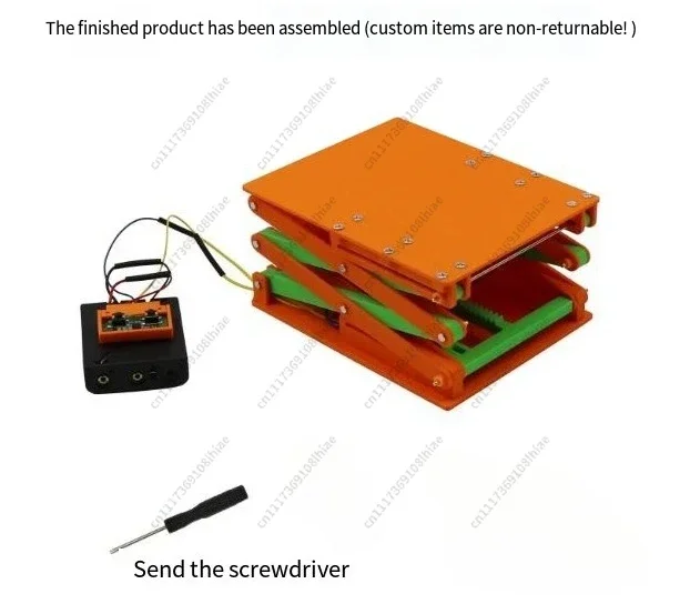 Mechanical Model Kit for Learning And Fun DIY Electric Lift Platform Handmade Tech Craft Creative