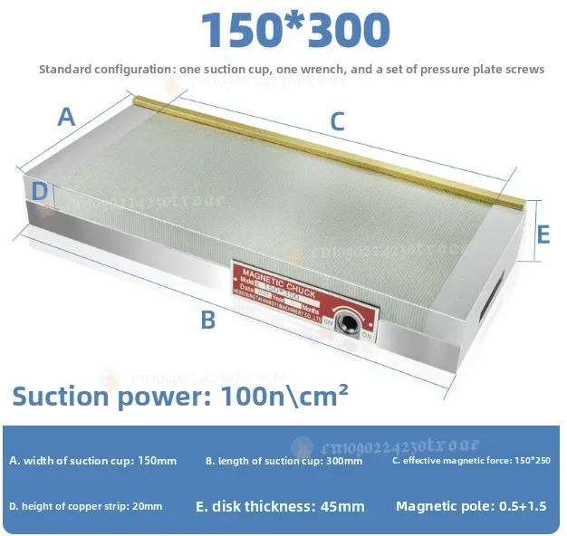 Krachtige Permanente Magneetplaat - Mini Neodymium Plaat voor CNC, Frezen & Precisieslijpen