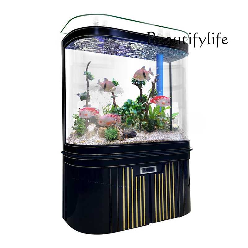 

Fish tank living room large household ecological no-change water bottom filter aquarium