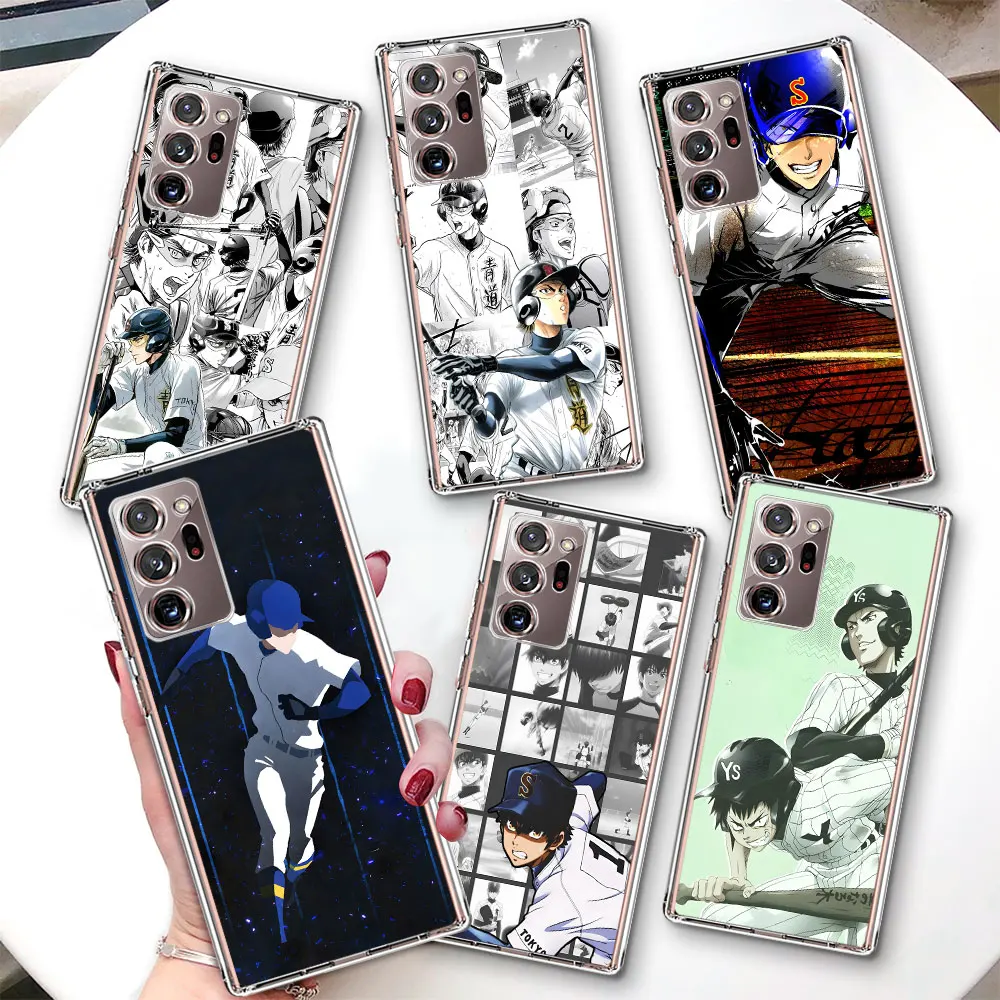 Transparent Case for Samsung Galaxy Note 10 Plus 20 Ultra TPU Shockproof Phone Cover Ace of Diamond M33 M02 M11 M12 M22 F12