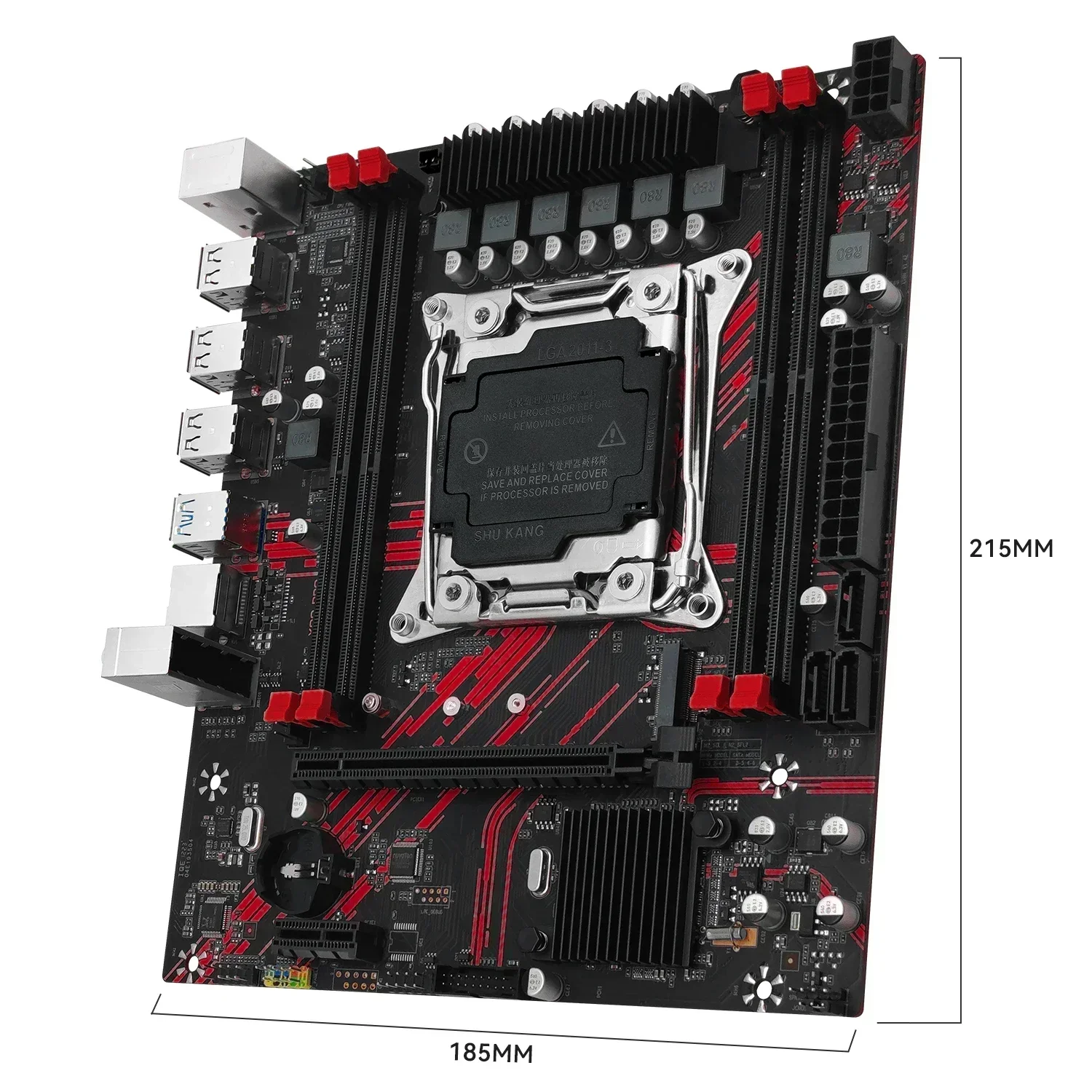 MACHINIST X99 PR8 Motherboard Set Kit With Intel LGA2011-3 Xeon E5 2666 V3 CPU And DDR3 2*16GB RAM Memory combo