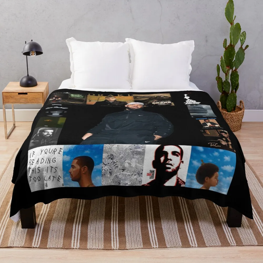 

Drake Albums Throw Blanket Warm Flannel Blanket for Couch Chair Bedroom