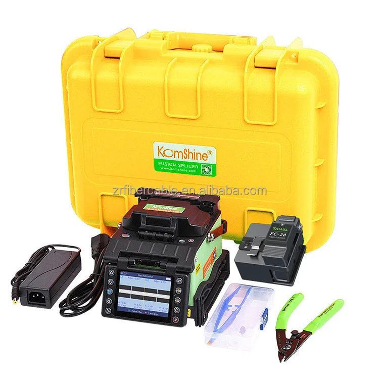 

Komshine GX39 FTTH Core Alignment Fusion Splicer Fiber Splicing Machine GX-39 Soudeuses Empalmadora De Fibra Optica