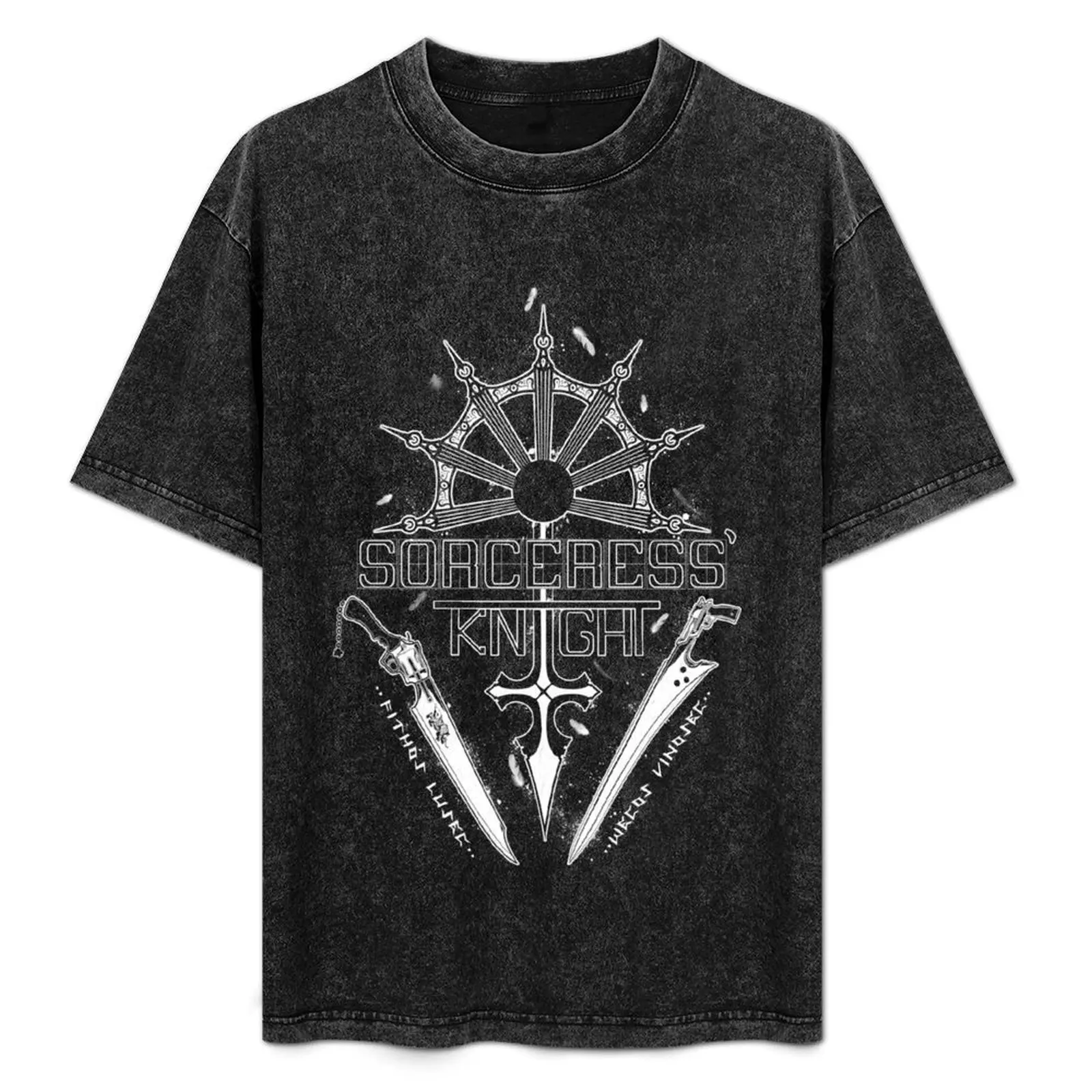 

Sorceress' Knight T-Shirt Casual Streetwear Short Sleeve Tee