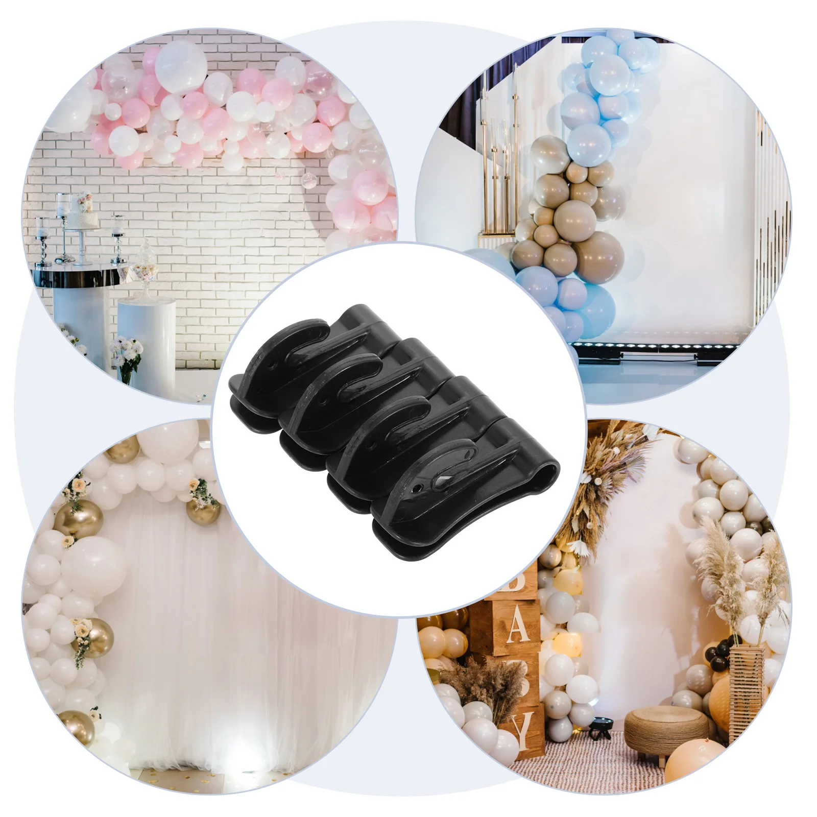 

4pcs Piercing Tool Plastic Popping Device For Birthday Party Event Balloon Crafting Accessory Multifunctional Balloon