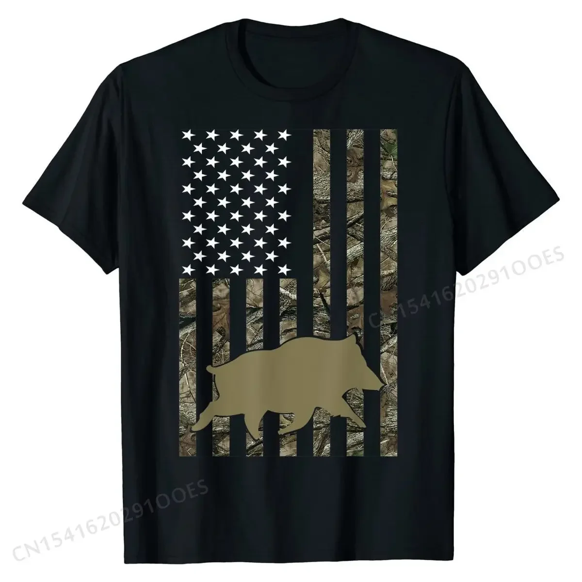 Shirts For Men Women Wild Boar Pig Hunter T-Shirt Rife Fitness Tight T Shirts Cotton Men Tops & Tees Summer