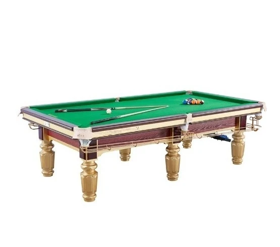 

поставка Низкая цена конструкции из цельного дерева Крытый бильярдный стол Стандартный набор бильярдных столов длиной 9 футов