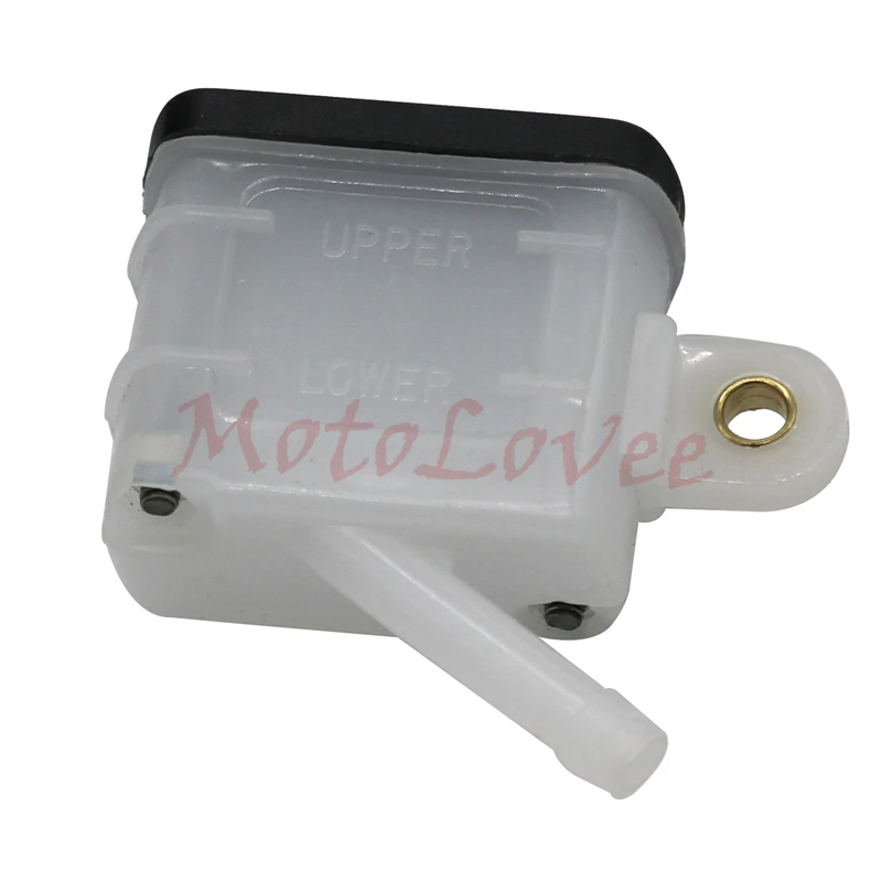 MotoLovee Refit Motorcycle Foot Rear Brake Master Cylinder Tank Oil Cup Fluid Bottle Reservoir