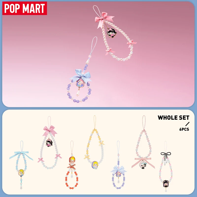 POP MART MOLLY Daily Look Series-Phone Charm Blind Box 1PC/6PCS POPMART Mystery Box