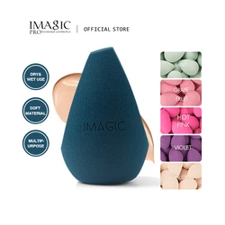 Imagic Make-Up Spons Beauty Tool Zachte Natte En Droge Gebruik Foundation Poeder Bladerdeeg Vrouwen Professionele Cosmetische Kleurrijke Make-Up Tool