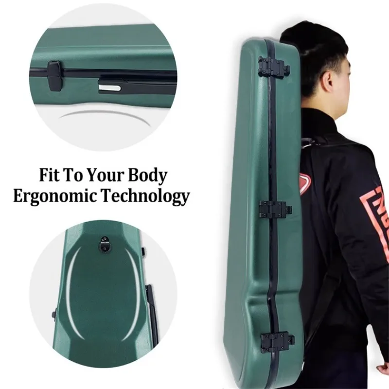 

Carbon Fiber Viola Case Lightweight Shoulders Portable Waterproof Shockproof Drop-proof Viola Box Musical Instrument Accessories
