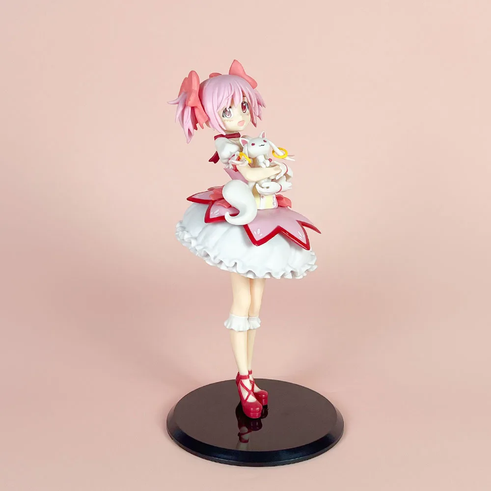 18-22cm Puella Magi Madoka Magica Aniem Characters Kaname Madoka Action Figures Magic Girl Model Decoration Statues Toys Gifts