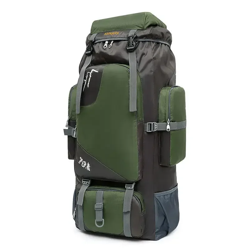 Imagem -04 - Mochila de Caminhada Impermeável para Homem Bolsa de Grande Capacidade para Escalada Esporte de Montanhismo ao ar Livre 60l