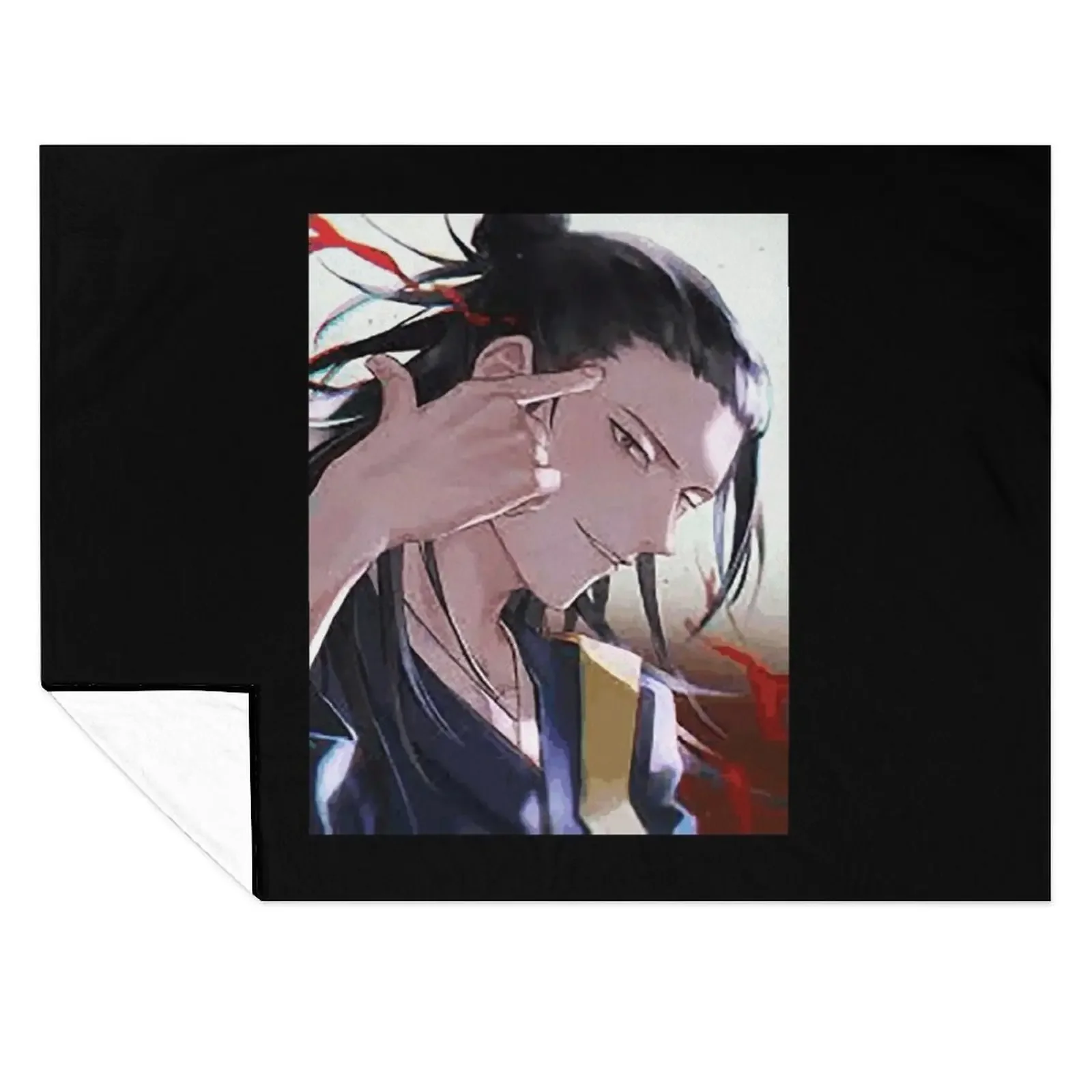 

geto suguru fanart Throw Blanket warm winter warm for winter Weighted Quilt Blankets