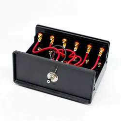 Amplificador de altavoz, conmutador de una entrada y dos salidas (dos de entrada y una de salida), dos amplificadores de 2 canales de audio estéreo, selección PK o