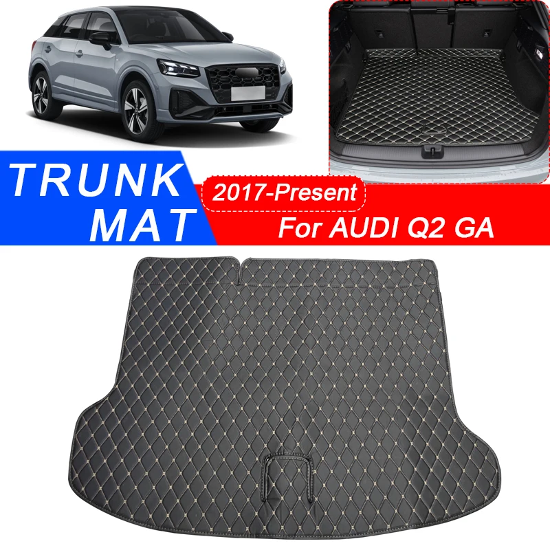 

Custom Car Trunk Main Mats For Audi Q2 GA 2017-2025 Waterproof Anti Scratch Non-slip Protect Cover Internal Auto Accessory