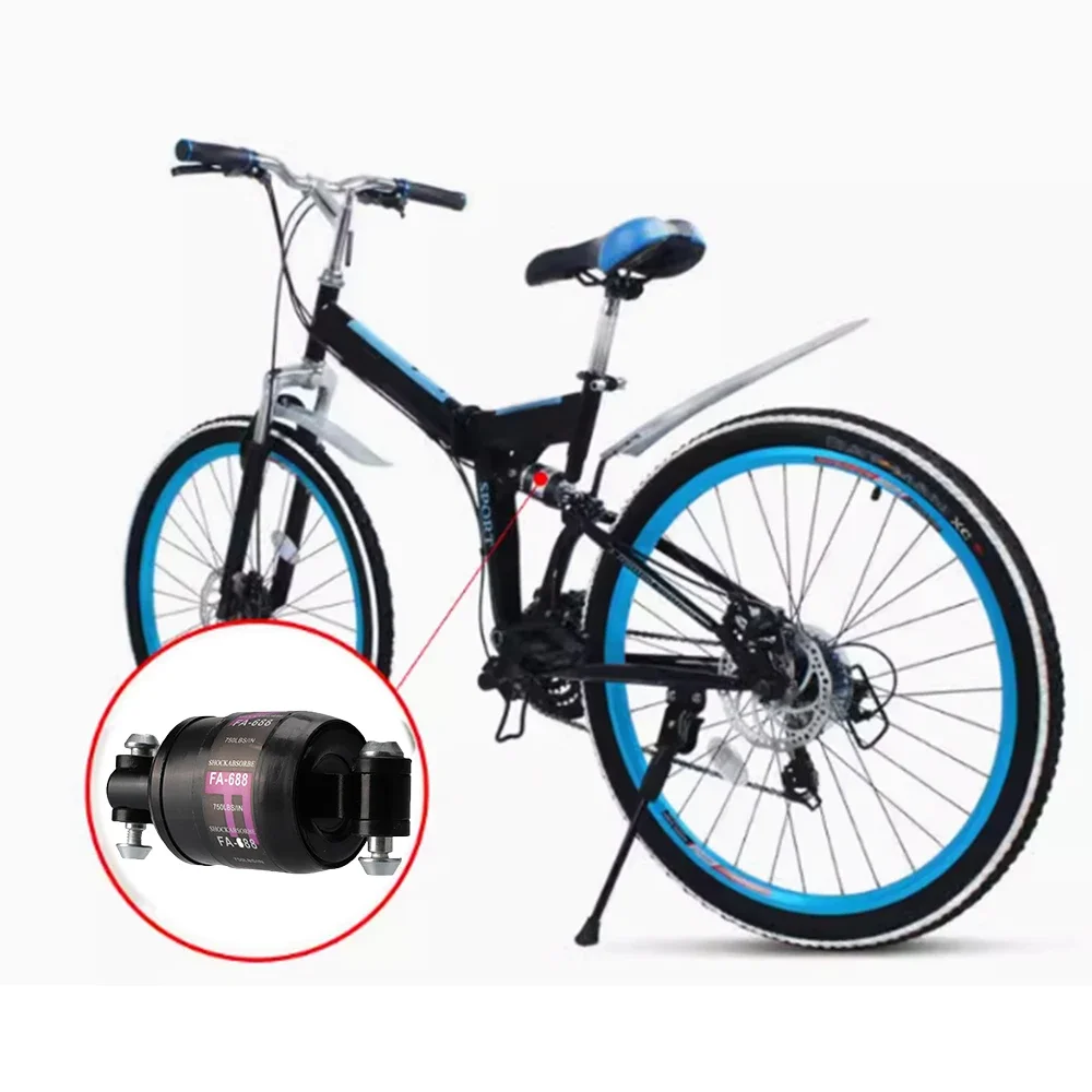 Amortiguador trasero para bicicleta de montaña, resorte de aceite para Scooter Eléctrico, 100mm/125mm/150mm