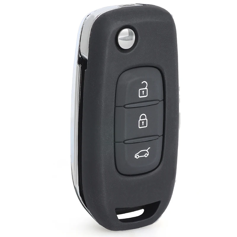 KEYECU OEM Flip Remote Key With 3 Buttons 433MHz 4A Chip for Renault Kadjar Captur Symbol Megane III for Dacia Fob CWTWB1G767