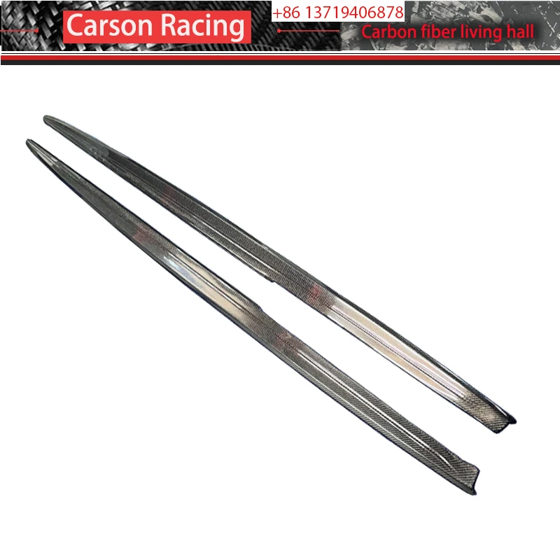 لـ F30 F31 3 Series 2012-2018 M-Sport ملحقات خارجية من ألياف الكربون الحقيقية تنانير جانبية بما في ذلك مصد شفرة المفسد