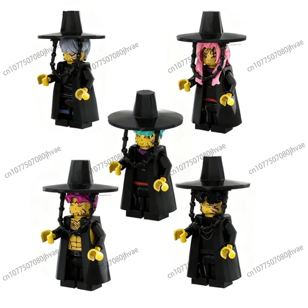 

2025 аниме Kpop Devil Hunter Building Blocks Jinu Baby Abby Romance Mystery Сборка Статуя Модель Настольный Орнамент Игрушка Детский Подарок