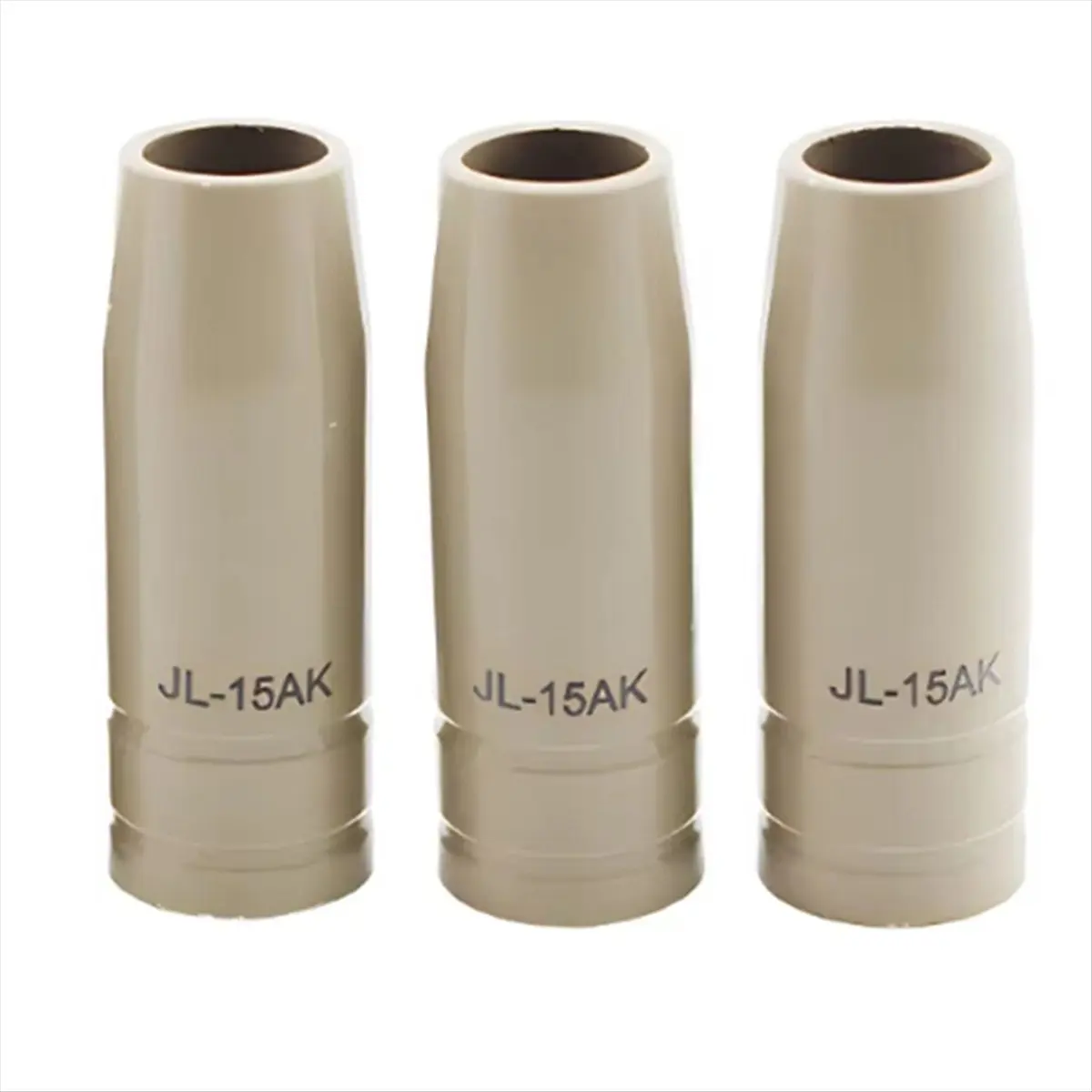 A40T 3Pcs 15Ak Coating Protection Nozzle Torch Gas Nozzle Tip 15AK Non-Stick Welding Slag Welding Torch Nozzle EURO Style