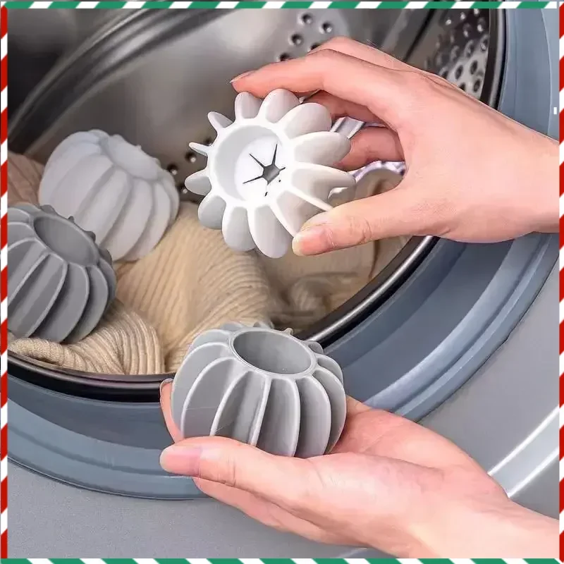 

Reusable Silicone Laundry Ball for Pet Hair Removal Clothes & Lint Hair Catcher for Washing Machines