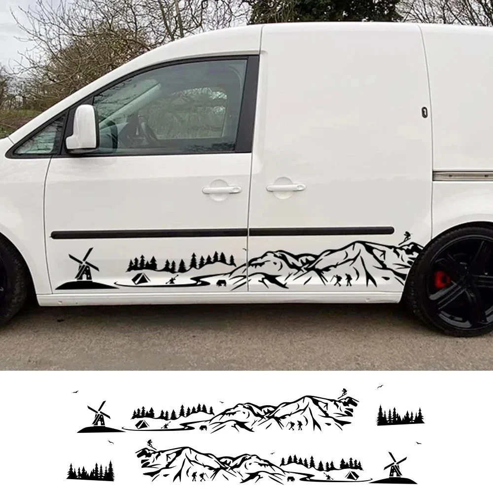 

Наклейки на автомобиль для Volkswagen VW Caddy MK1 MK2 MK3 MK4 4 3 2 Maxi Kombi Camper Van, виниловые наклейки, украшения, аксессуары для автотюнинга