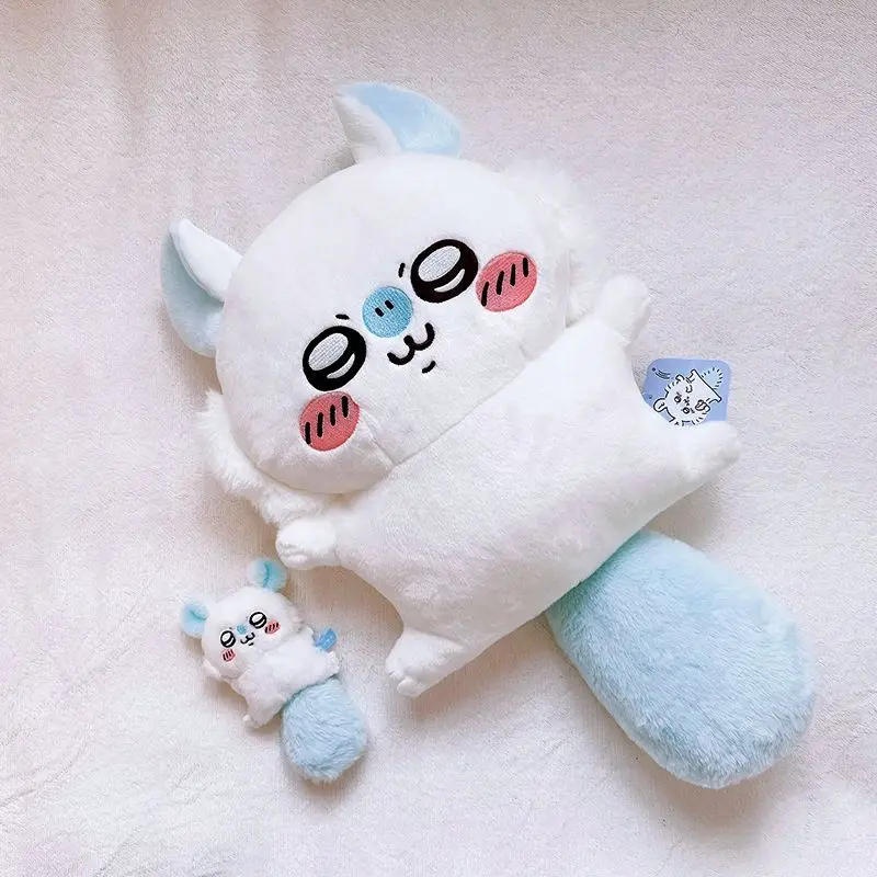 Kawaii Chiikawa 53cm Momonga Doll pillow, ornament doll, children's birthday gift