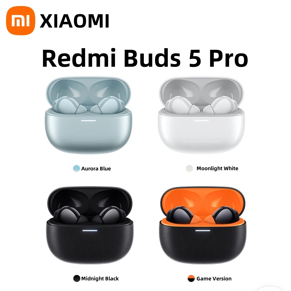 Original Xiaomi Redmi Buds 5 Pro Noise Cancelling Bluetooth TWS Earphone 40H Battery Life Call Anti Wind Noise Xiaomi Earbud