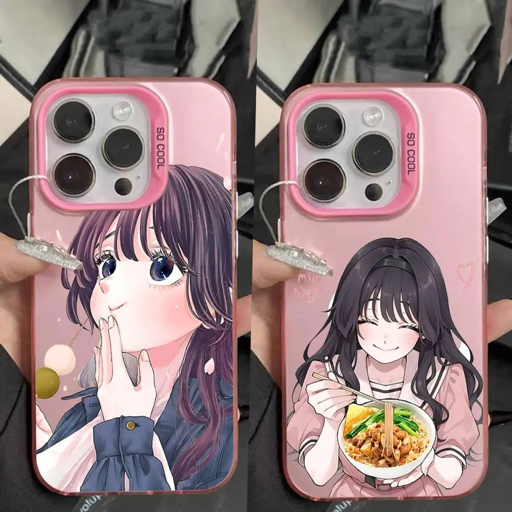 

Kaoru Hana Wa Rin To Saku Phone Case For iPhone 16,15,14,13,12,11,Pro,Max,Plus,Mini,XS,SE Anti Fall Pink Matte Hard Bumper