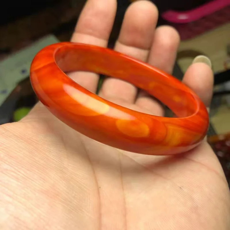 

Красный натуральный плетеный браслет из агата, прямая трансляция, оптовая продажа, женские нефритовые украшения