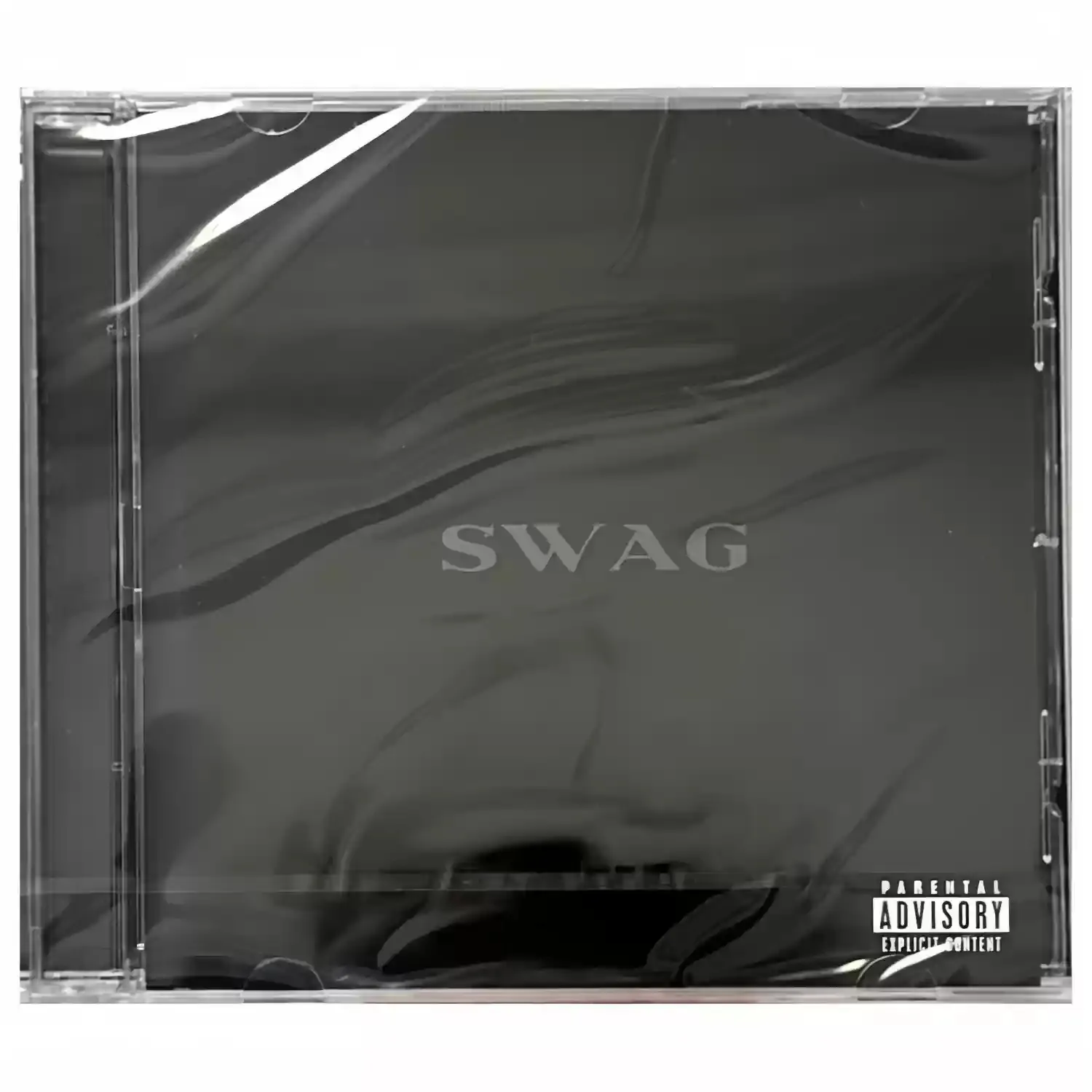 Modern Urban Hip Hop Rhythm Music Audio Disc, Minimalist Black Cover Album Disc Playback for Music Fans Collection