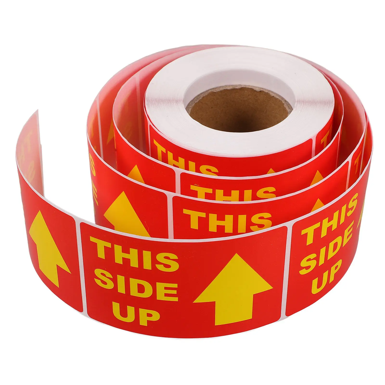 1 Roll Shipping Stickers Caution Labels Packing Warning Adhesive Stickers for Moving Transportation Shipping Care