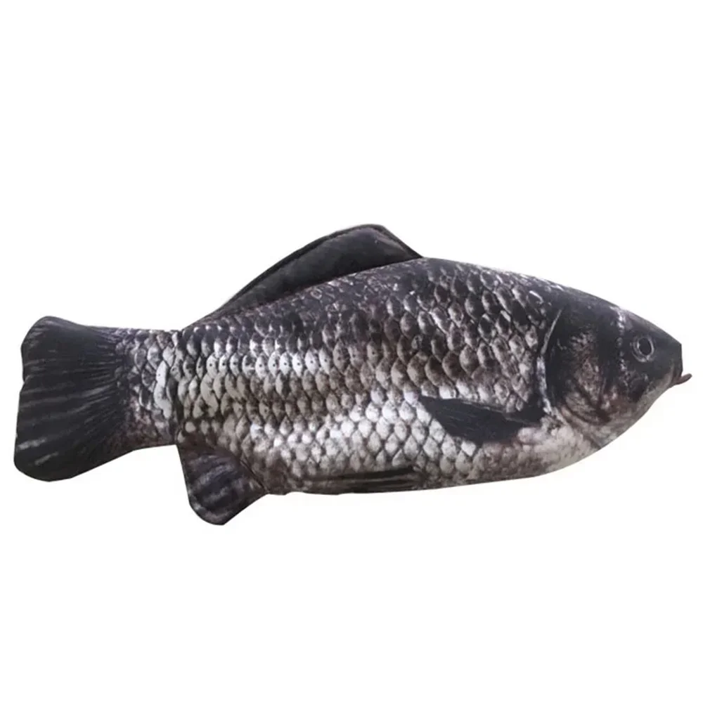 Bleistifttasche in Karpfenform, realistische Fischform, Make-up-Tasche, Stift- und Bleistiftetui mit Reißverschluss, Schultasche für Bleistifte und Stifte. – Detail 5