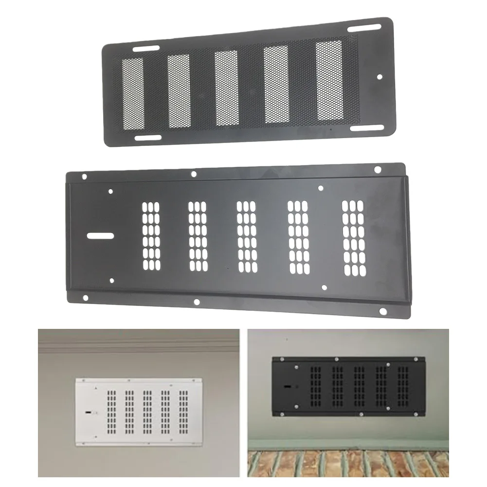 16-inch X 6.5-inch Basic Vent Cover Garage Loft Home Crawl Space Vent Cover Air Vent Perforated Sheet Web Plate