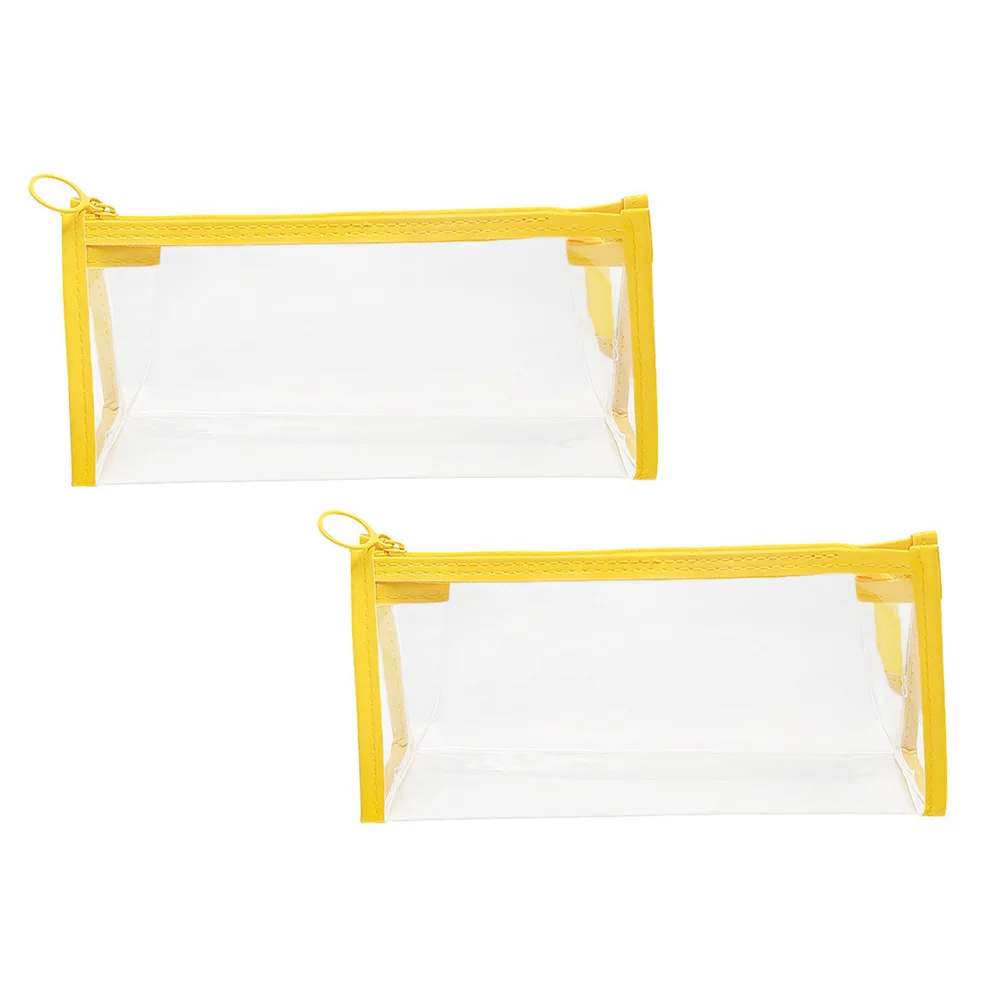 2 Stück Federmäppchen, Schreibwarenhalter, leicht, tragbar, Aufbewahrungstaschen für Studenten, Bürobedarf, Schreibwarentasche