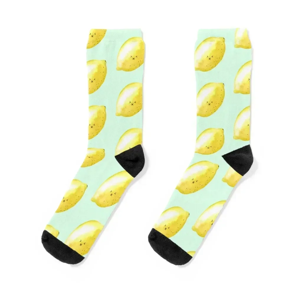 

Sour Lemon Socks Stockings man football funny gift Socks For Girls Men's