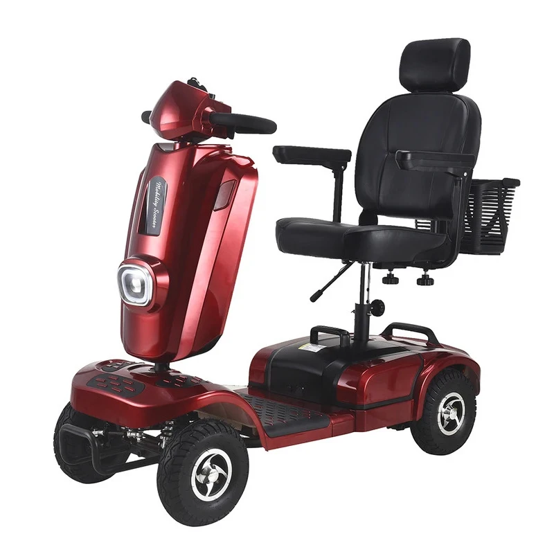 Travel 4 Wheels Elder Scooter Dis Handicapped Folding Mobility Scooter Seniors