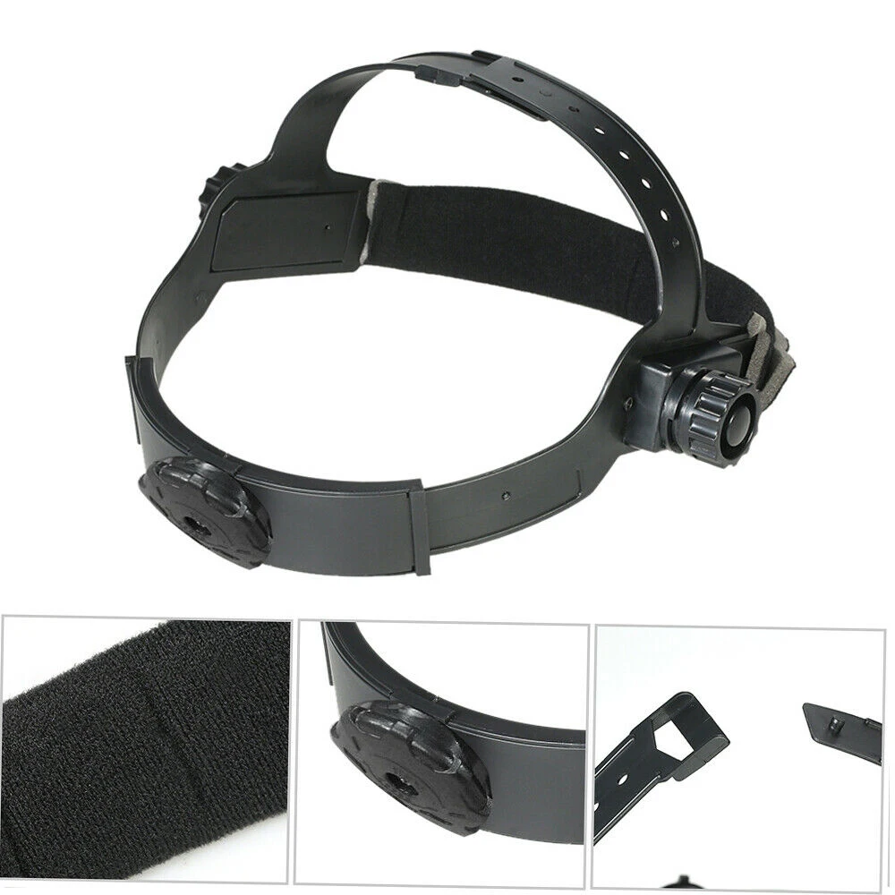 

For Most Welding Auto-Darkening Headgear Headband Welding ABS Adjustable Design Black Light Weight Replacement