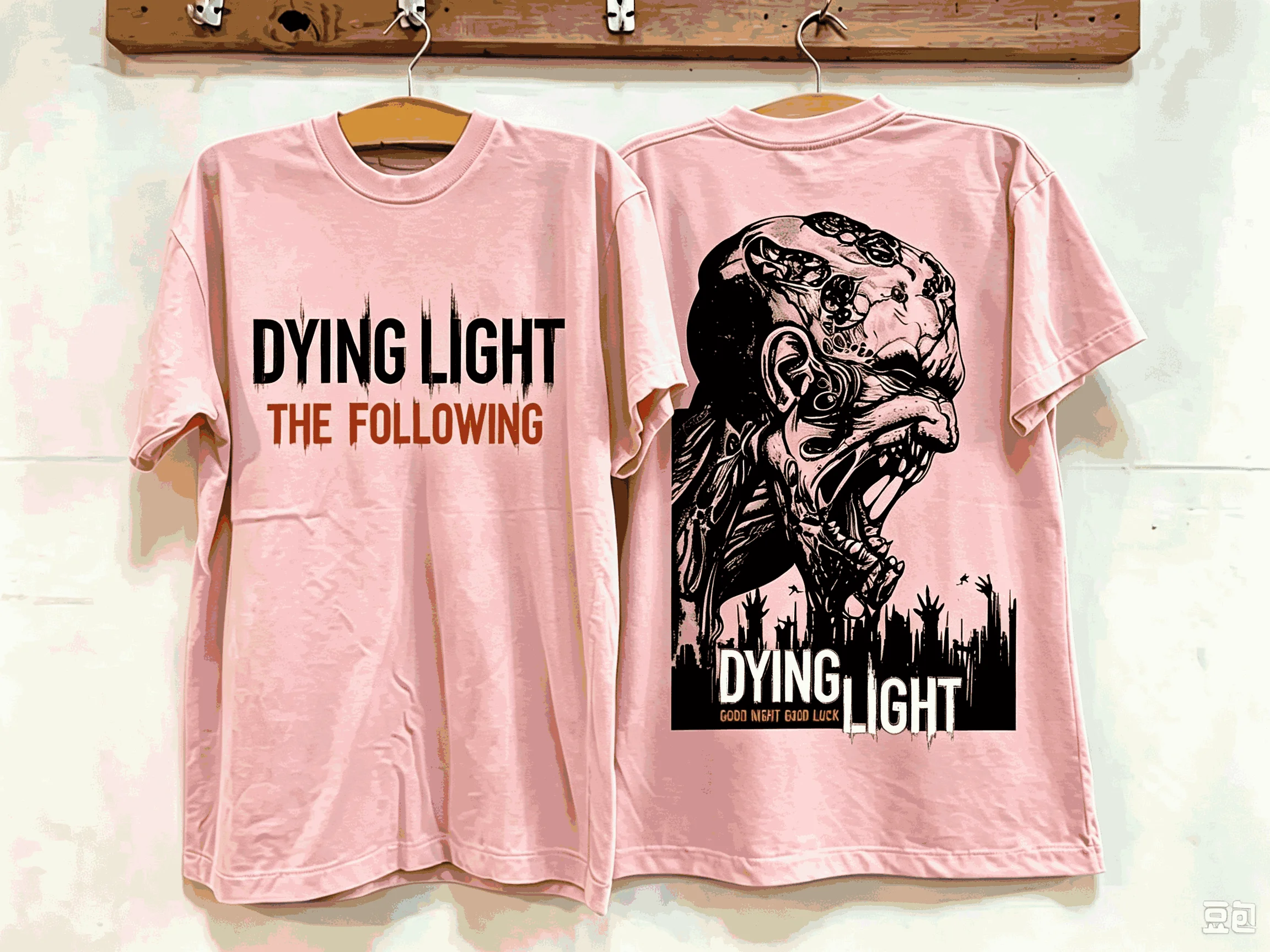 Dying Light Unisex Casual Fashion T-shirt High Street Oversized Unisex T-shirt Streetwear Trendy Cotton Couples Breathable soft