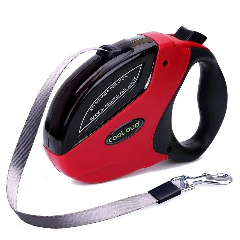 

5M 50 KG Durable Nylon Big Dog Leash Retractable Dog Leash Automatic Extending Pet Walking Leads For Medium Large Dogs Pitbulls