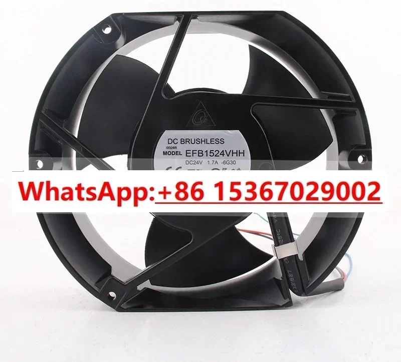 

12V 48V DC24V 1.70A EC AC 172X150X51MM 17cm 17251 high air flow double ball bearing EFB1524VHH cooling fan