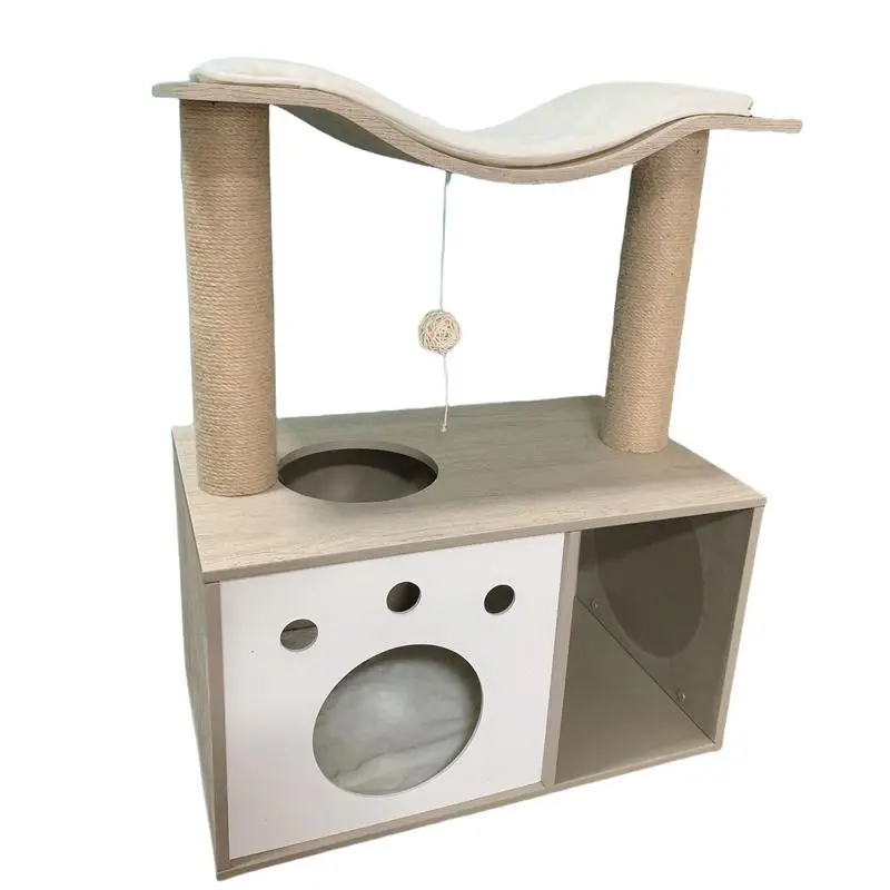 

Cat Scratch House Multifunctional Cat Indoor House Cat Scratcher House Cat Furniture Comfy Cat Beds for Scratching Playing