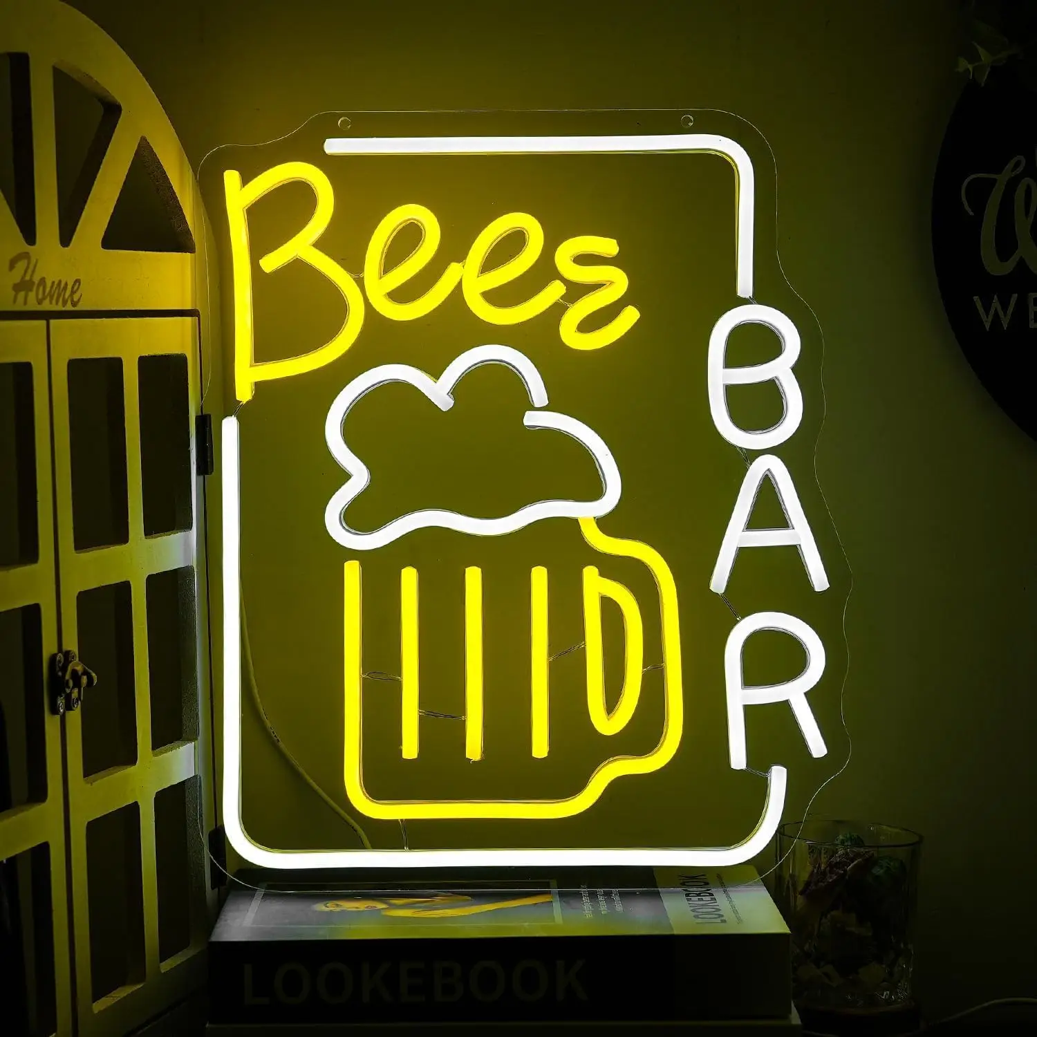 

LED Beer Bar Neon Sign Neon Sign USB Lamp For Wall Art Decor Game Room Man Cave Club Bar Birthday Gifts Party Decor