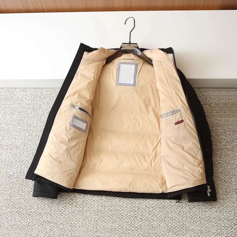 سترة إيطالية BC Old Money Style كاجوال بغطاء للرأس باللون الأبيض #3