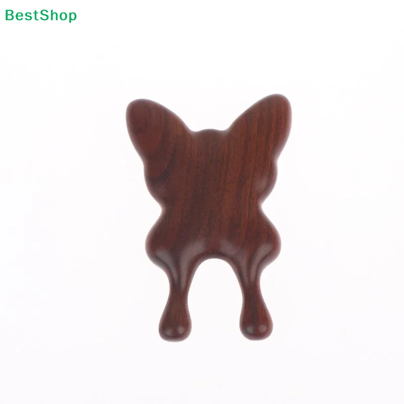 

Деревянный инструмент Гуаша в форме бабочки, массажная доска для лица и тела из красного сандалового дерева