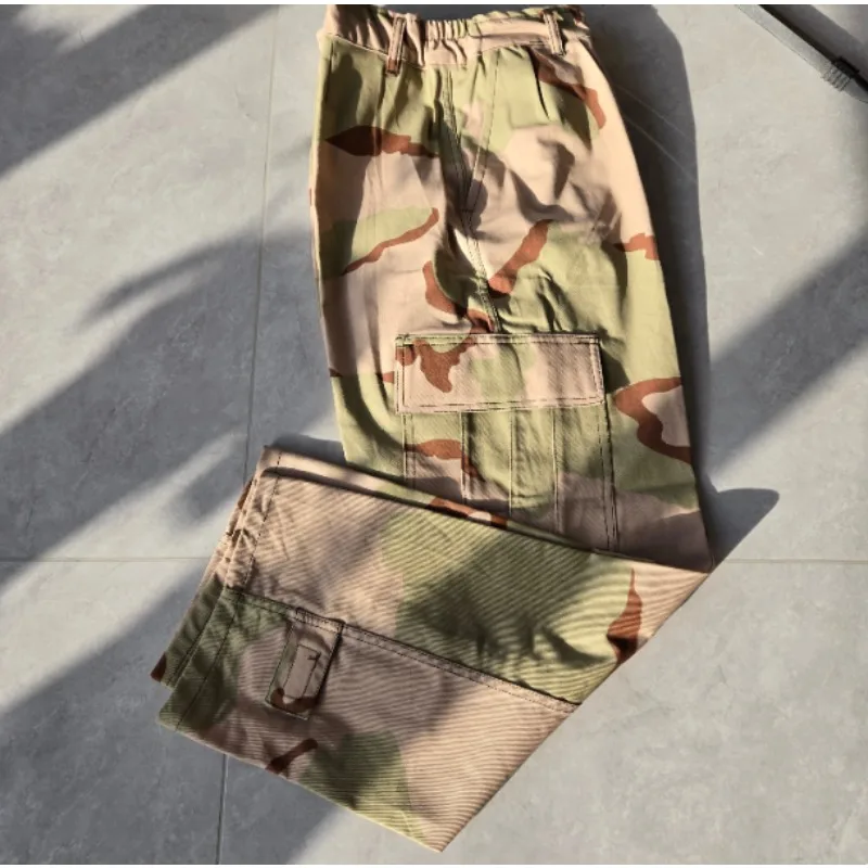 Men's Tactical Cargo Pants Digital Camouflage Military Combat Trousers Multi-Pocket Outdoor Hiking Training Camo Pants